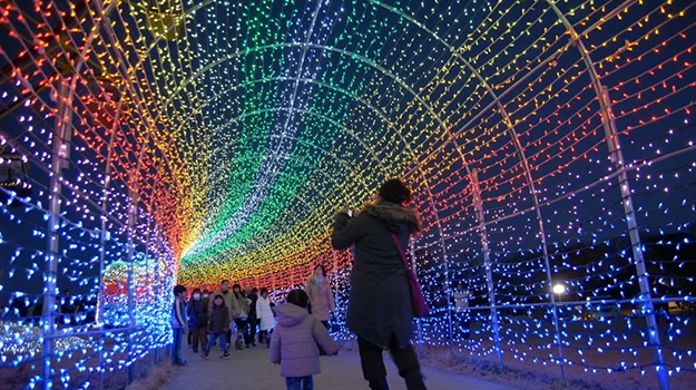 LED灯光隧道工程案例